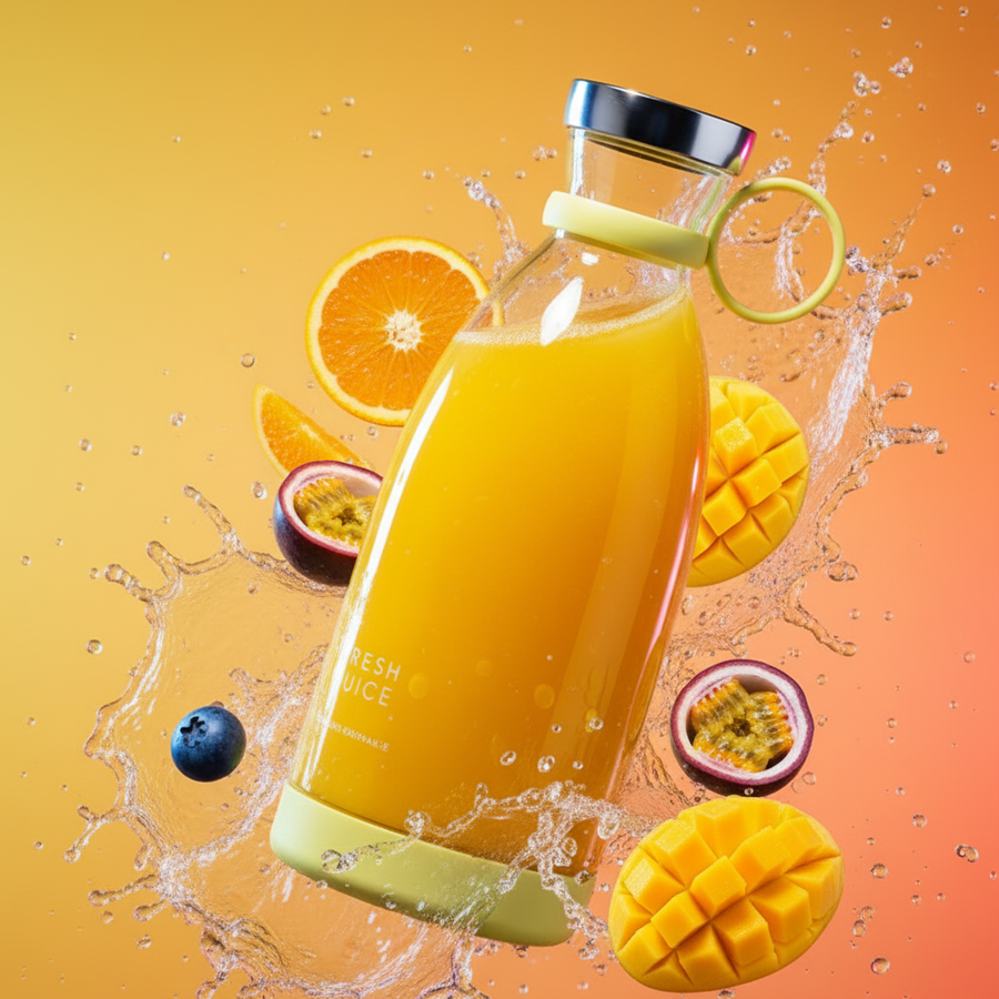 Gelbe Version - gleiche Flasche